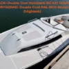 Måla båt däcket med halkskyddsfärg Double Coat DC Halvblank 831 Gråvit inklusive Double Coat Anti Slip halkskyddspulver. Köp hos www.de-ijssel-coatings.se
