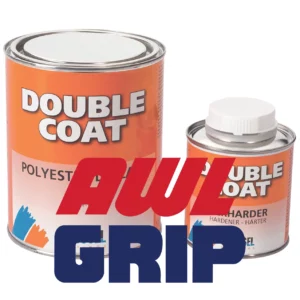 Måla båten i en Awlgrip kulör med sträckfärgen Double Coat