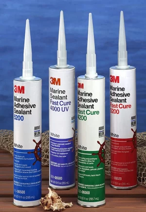 3M Marine Adhesive. 3Ms marina lim och fog. Tätningsmedel av högsta marinkvalitet och polyuretanlim.