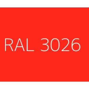 RAL 3026 luminous bright red, självlysande ljusröd. Köp Prosol sprayfärg i kulören RAL 3026 hos www.-de-ijssel-coatings.se