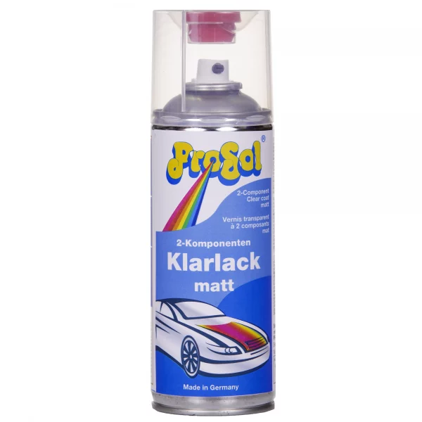 Prosol 2-k matt klarlack. Spraylack tvåkomponent med matt finish. Köp hos www.de-ijssel-coatings.se