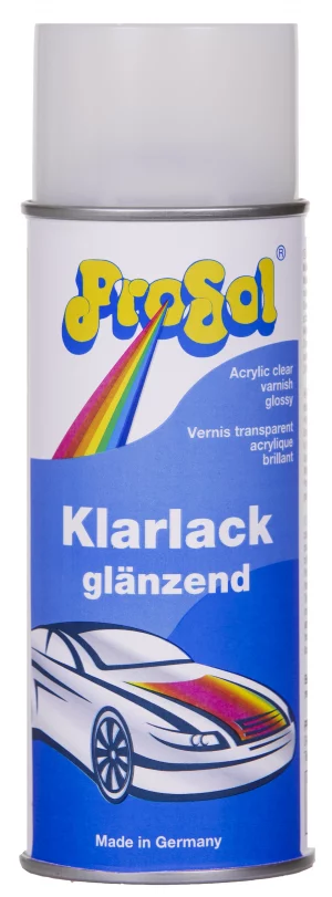 Enkomponent klarlack i aerosolflaska. Prosols högblanka klarlack på sprayflaska. Köp hos www.de-ijssel-coatings.se