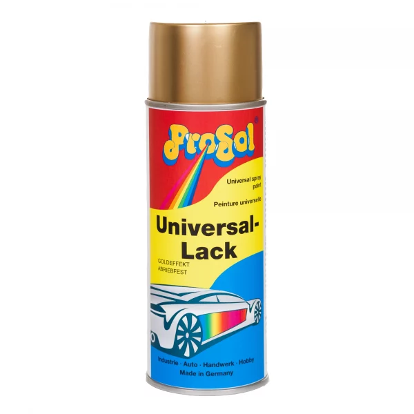 prosol guldfärg sprayfärg guld. Universallack. Måla dekorlinjer med guldfärg. Köp hos www.de-ijssel-coatings.se