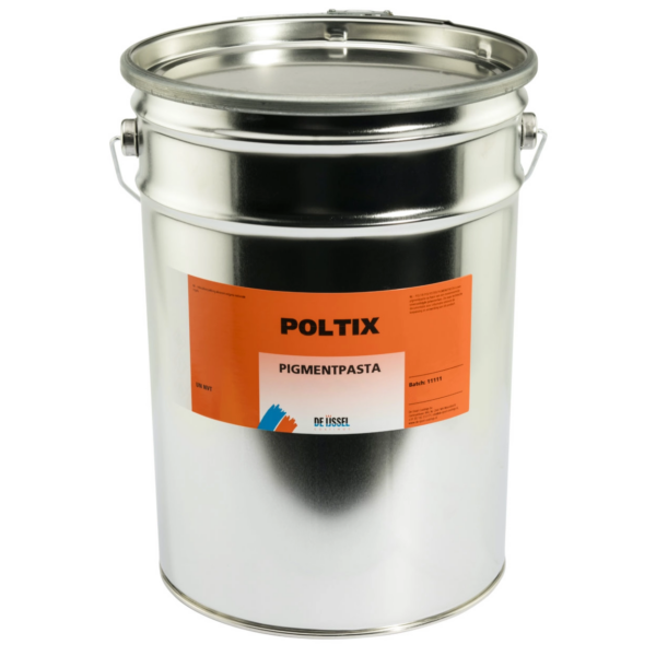 Poltix Pigmentpasta pigmennt för polyester och gelcoatspackel. Finns i många kulörer och förpackningsstorlekar. Kulörpasta av mycket hög kvalitet från De IJssel Coatings