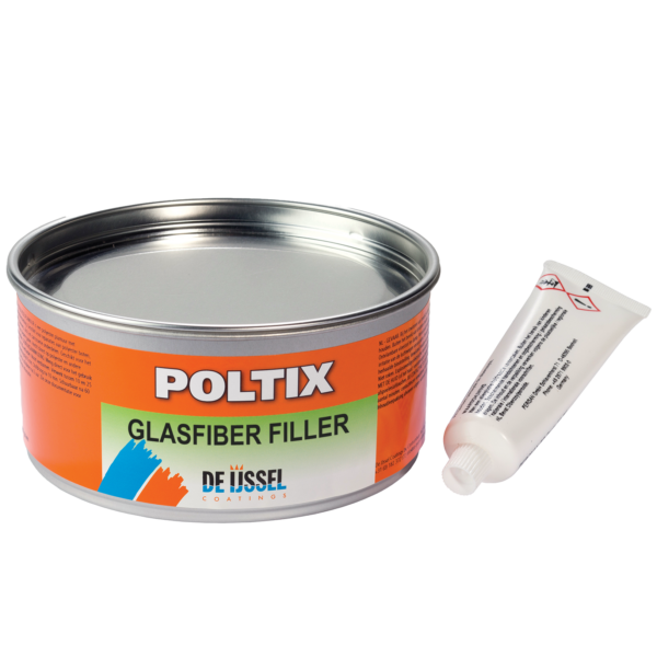 Poltix Glasfiber Filler 2,5 kg-set polyesterbaserat glasfiberspackel