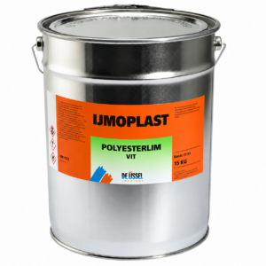 IJmoplast Polyesterlim i vit kulör – 15 kg.