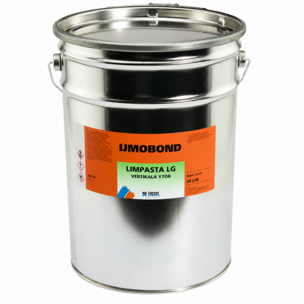IJmobond LG Polyester lättvikt limpasta för vertikala ytor – 20 liter.