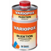 Variopox Injektion impregneringsepoxi och epoxi sealer – tunn lösningsmedelsfri epoxi som stänger sug och porer i trä, glasfiberlaminat och betong – 750 ml.