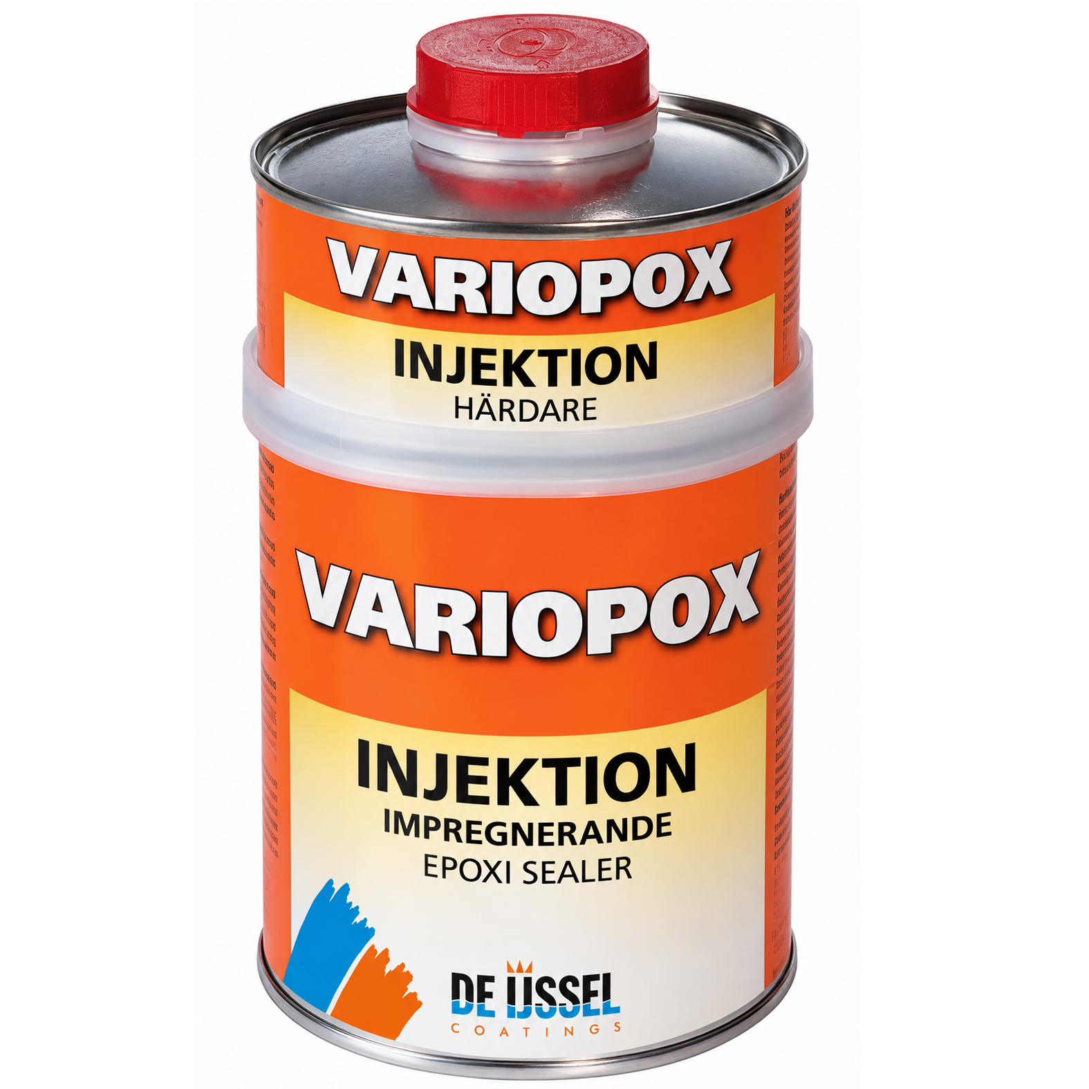 Variopox Injektion impregneringsepoxi och epoxi sealer – tunn lösningsmedelsfri epoxi som stänger sug och porer i trä, glasfiberlaminat och betong – 750 ml.