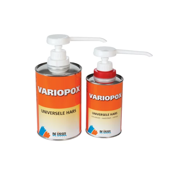 Variopox Universal är epoxiharts för trä, kolfiber, glasfiberlaminat. Variopox Universal är lamineringsepoxi i 1,5 liter set och 7,5 liter set. Variopox Universal är något tunnare epoxi och kallas ibland för epoxilack. Köp hos www.de-ijssel-coatings.se