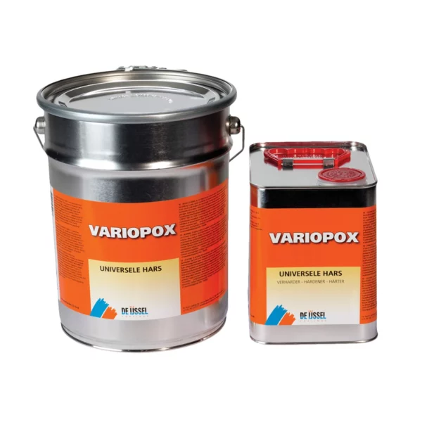 Variopox Universal är lamineringsepoxi i 1,5 liter set och 7,5 liter set. Variopox Universal är något tunnare epoxi och kallas ibland för epoxilack. Köp hos www.de-ijssel-coatings.se