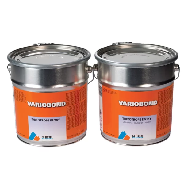 Variobond tixotrop epoxi är en limpasta av epoxi. Tjock som majonäs. Generös brukstid. Ger en permanent limning mot alla material. Starkaste epoxilimmet. Köp 7,5 kg hos www.de-ijssel-coatings.se för bästa pris.