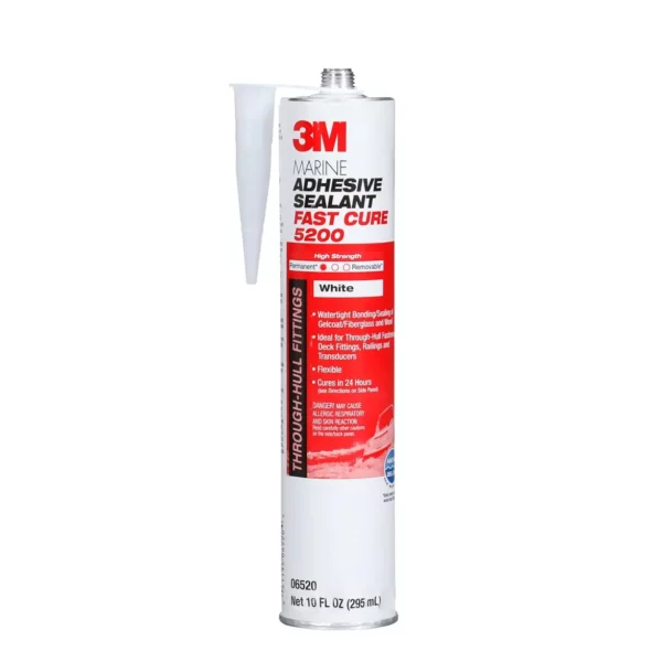 3M 5200 FC adhesive sealant på tub. Extremt start lim av polyuretan för marina applikationer ovan eller under vattenlinjen. Köp 3M 5200 FC polyuretanlim hos www.de-ijssel-coatings.se