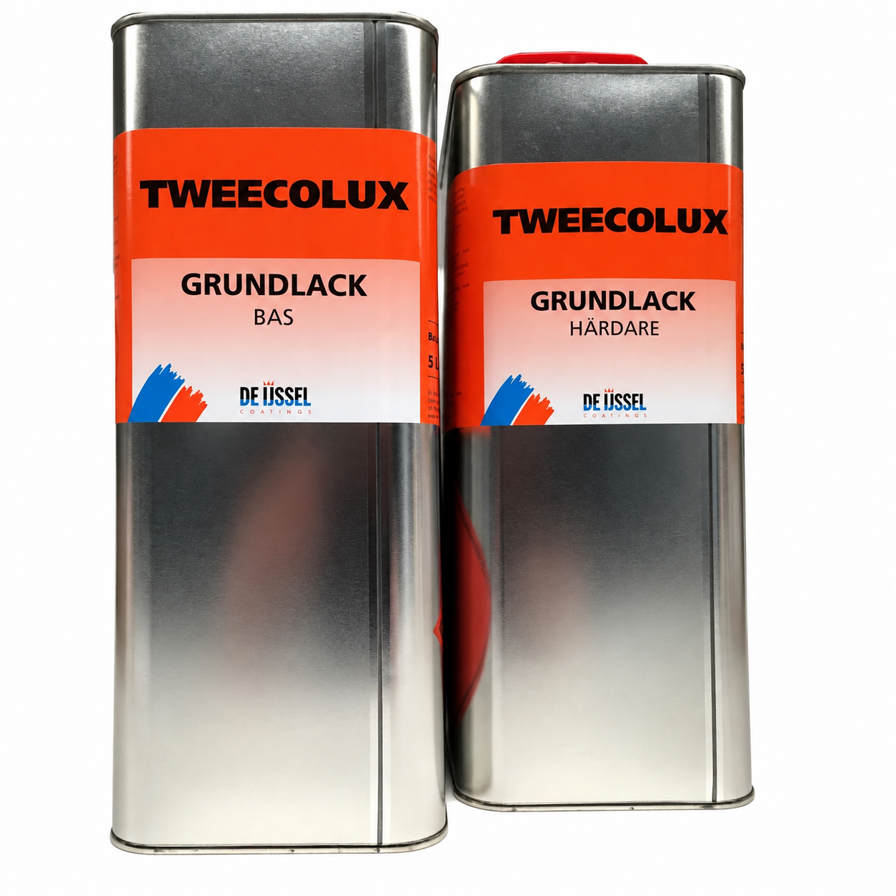 Tweecolux 2k grundlack i 10 l-set med bas och härdare – snabbhärdande polyuretanlack med aromatisk härdare.