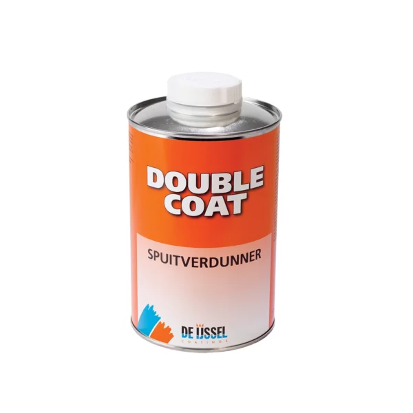 Double Coat Sprutförtunning. Förtunning till Double Coat för att sprutlackera. Thinner för spädning av 2-komponent polyuretan. Epifanes förtunning. Köp thinner hos www.de-ijssel-coatings.se
