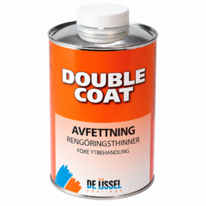 Double Coat Avfettning – rengöringsthinner och polyestertvätt före ytbehandling, 1 liter
