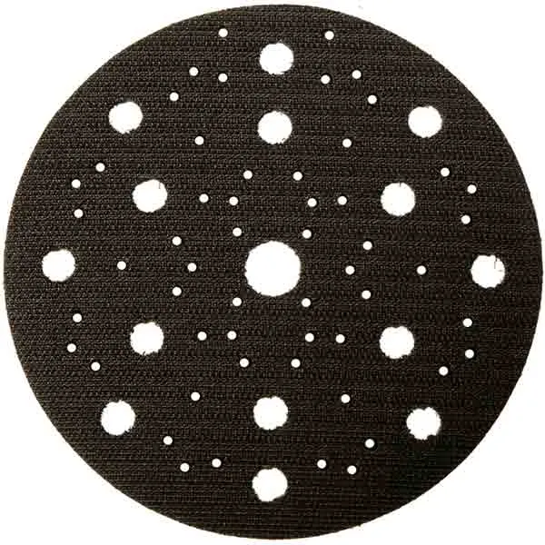 Mellanläggsplatta Mirka Abranet Interface är en Pad Saver 150 mm i diameter, 5 mm tjock, multihole hålbild på 67 hål.
