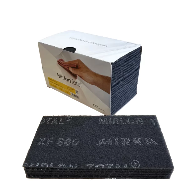 Mirlon Total P800 XF ark. Fiberduk som slipar fint inför sista lacklagret med mörka kulörer Double Coat. Köp slipmaterial hos www.de-ijssel-coatings.se