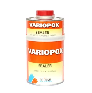 Variopox Sealer är en extra tunn och svart epoxi som är lösningsmedelsfri. Pensla Variopox Selar på porösa och känsliga material, exempelvis cellplast och EPS för att forsluta cellerna och för att kunna använda forstätta måla och lackera. Porfyllande epoxi sealer som avslöjar ytans defekter. Beställ hos www.de-ijssel-coatings.se
