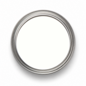 Färgburkslock i DC 881 Polarvit – kall vit Double Coat-kulör med svagt blåstick