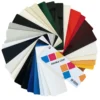 Double Coat Kulörkarta DC består av 27 stycken standardkulörer med Double Coat sträckfärg av tvåkomponent polyuretanlack. Köp hos www.de-ijssel-coatings.se