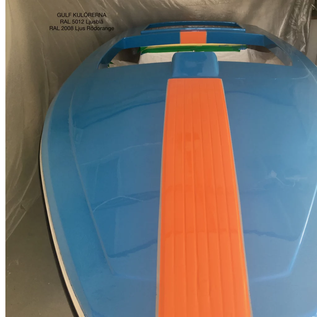 Double Coat Gulf, RAL 5012 och RAL 2008. Köp Double Coat hos www.de-ijssel-coatings.se