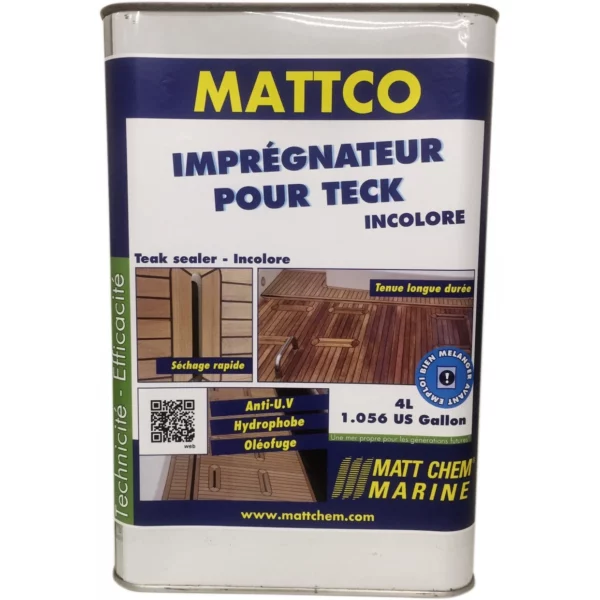 Mattco teak sealer från matt chem marine. Skydda teak. Köp mattco hos www.de-ijssel-coatings.se