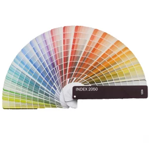 NCS Index 2050 kulörkarta. NCS färgkarta med alla NCS kulörer, 2050 stycken färgprover. 