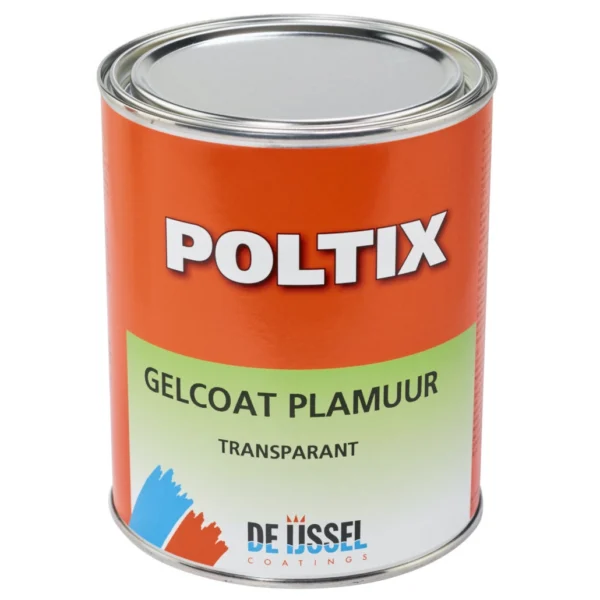 Poltix Gelcoat filler. Gelcoatspackel transparent 1 kg. Blanda in Poltix pigmentpasta för rätt kulör. Köp polyester hos www.de-ijssel-coatings.se