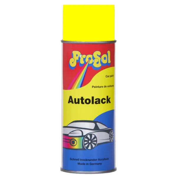 Prosol fluorescerande sprayfärg RAL – 1K sprayburk 400 ml i neonkulörer, RAL 1026