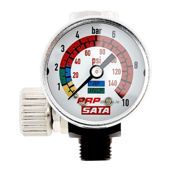 tryckmätare manometer till färgspruta. Manometer från SATA för sprutpistol från SATA: Köp SATA sprutpistoler i Sverige hos www.de-ijssel-coatings.se