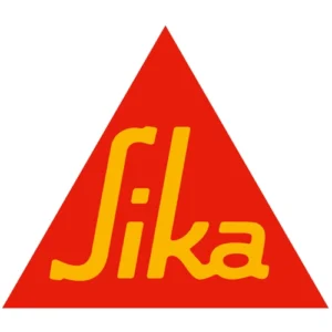 Logon för Sika, känt varumärke för nåtmassa, primers och lim, fogmassa.