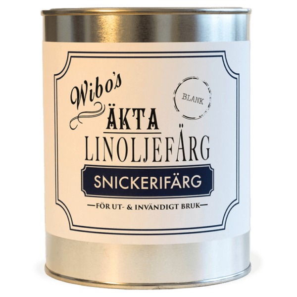 Wibo snickerifärg blank Wibo linoljefärg är den bästa linoljefärgen enligt oss, därför är vi stolta återförsäljare av Wibo linoljefärg. Vi ger dig full konsultation om liniljefärg och rätt färg till rätt planka. Wibo har flera färger så som linoljegrund för sågat eller hyvlat virke, mellanfärg, slipstrykningsfärg, färdigfärg och snickerifärg.Ring oss idag, gå till www.de-ijssel-coatings.se