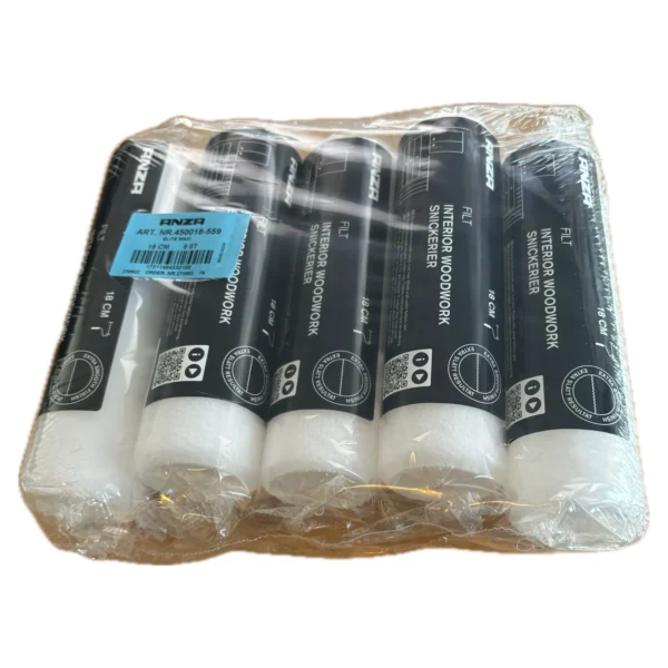 5-pack med stora maxi filtrollers 18 eller 23 cm, Anza Filt Snickerier