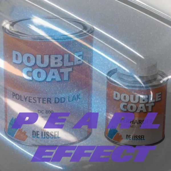 Pearl Effect är transparent 2-k polyuretanlack, klarlack i form av sträckfärg Double Coat.