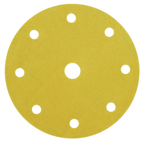 3M sandpapper 125 mm – sliprondeller med kardborrefäste för slipning av primer, spackel och lack.