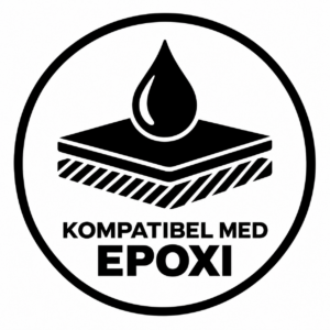 Ikonen visar att produkten är kompatibel med epoxi Ikonen visar att produkten är kompatibel med epoxi