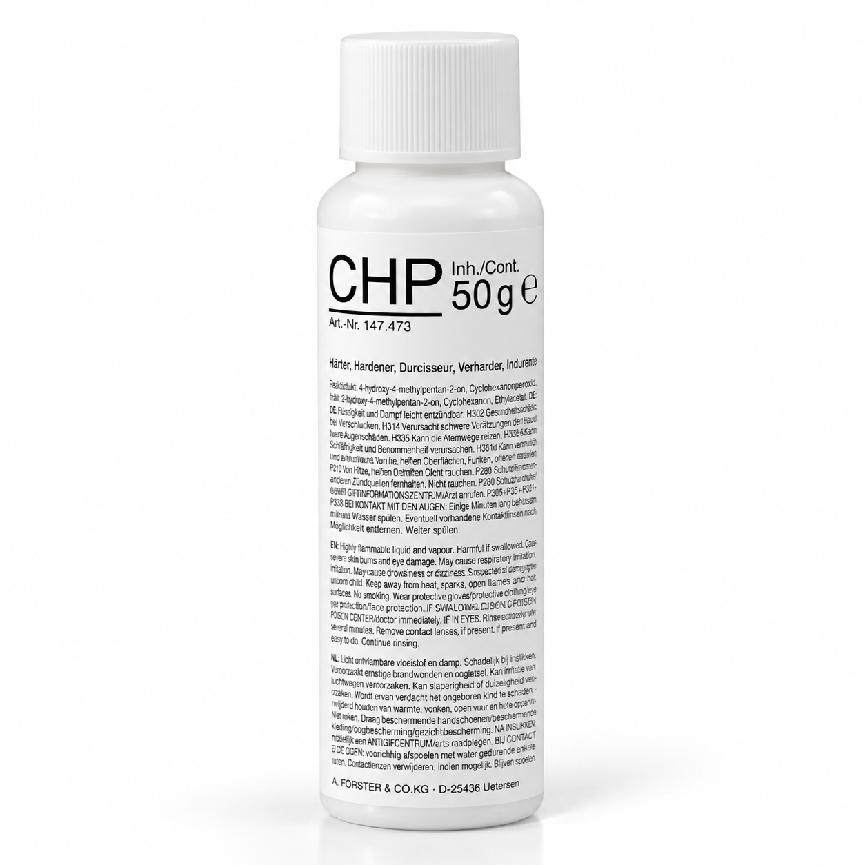 CHP Peroxid – Flytande härdare till sprutspackel och polyesterspackel